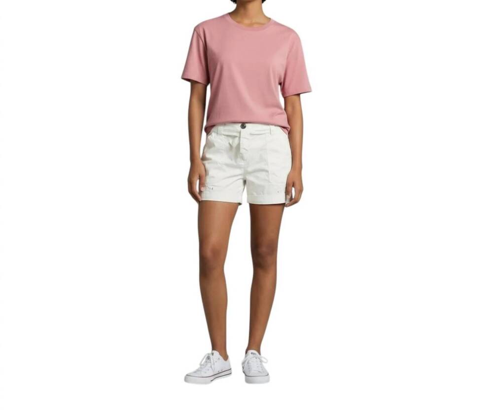 NEW KILLTEC women's oyuna roll-up shorts in off white